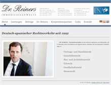 Tablet Screenshot of dr-reiners.com